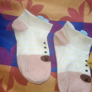 Pair Of Cute Ankle Length Socks