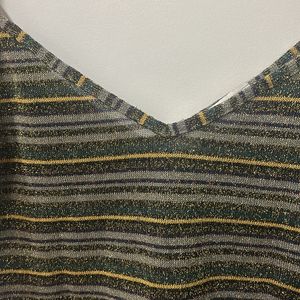 Multicolor Sequined Spaghetti Top