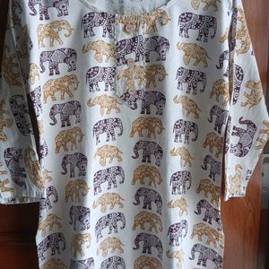 Jaipuri Short Kurti Cotton