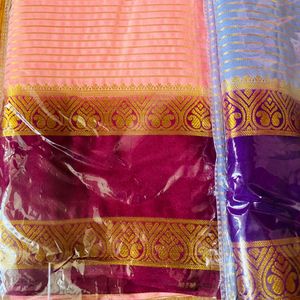 Semi Mysore Silk Saree