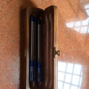Case With Two Complimentary Pens