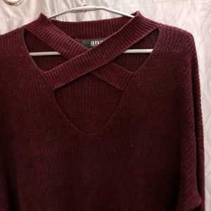 Ana Maroon Top