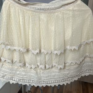 Revolve Frilled Net Skirt Brand New