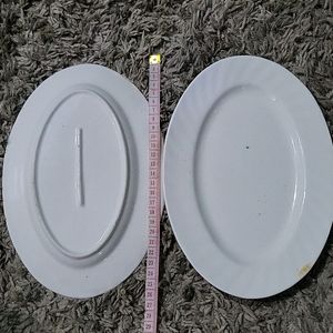 White Tray Pair