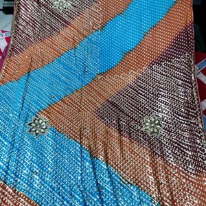 Multicolor Designer Saree