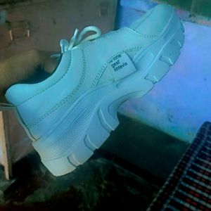 Men White Casual Shoes Uk 7