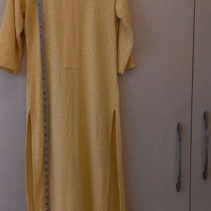 Butter Yellow 🧈 Chikankari Kurti🌻