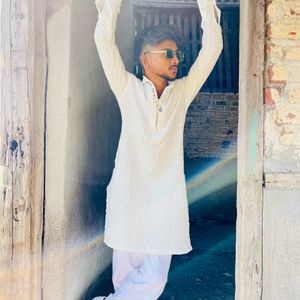 Men Chikankari Kurta