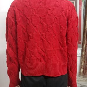 Red Woolen Sweater❤️