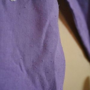 Lavender Chikankari Cotton Kurta