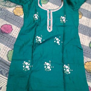 Green Kurta Set