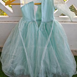 Blue Ball Gown For Girls