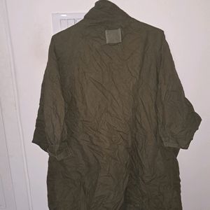 Olive Green Jacket From Korea Free Size