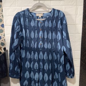 Indigo Short Kurta