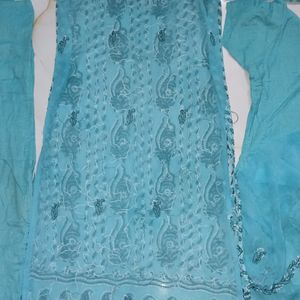 Chikankari Lucknow Kurta Set