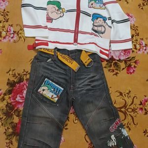 SET of Tshrt And Pant For 3 To 5 Years Boy