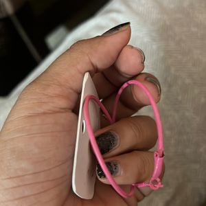 Pink Hoop Earring (freebie)