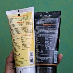 Global Naturals Face Scrub And Peel-off Mask