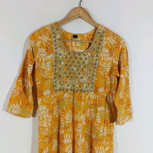 Mustard Yellow Kurta