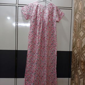 Red And Green Nighty/ Night Gowns/Maxi For Women
