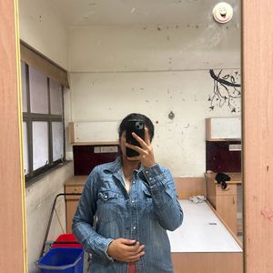 Denim Shirt For Ladies