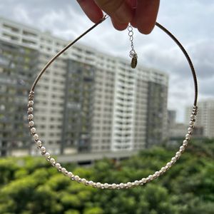 Imported Pearl Diamond Necklace