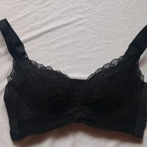 Black Padded Bra