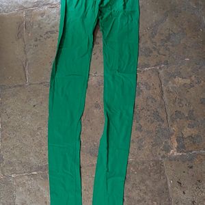 Green Skinny Leggings