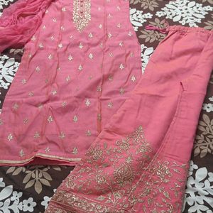 Plazzo Suit With Pure Dupatta