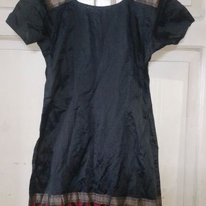 Long Banarsi Kurti Size M