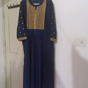 Navyblue Anarkali Kurti XXL Size