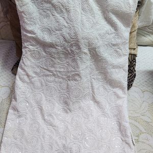 White Chikankari Kurta