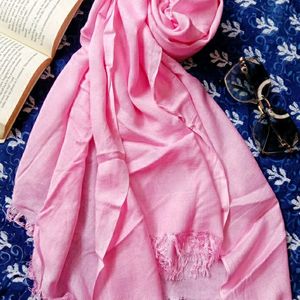 Light Pink Solid Color Scarf