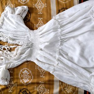 Pretty White Fairy Korean  Dress