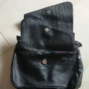 Black Sling Hand Bag