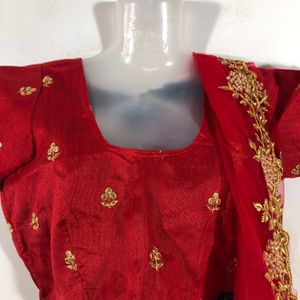 Navy Blue&Red Ethnic Set(Girl’s)