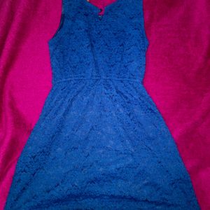 Navy Blue Mini Dress 👗
