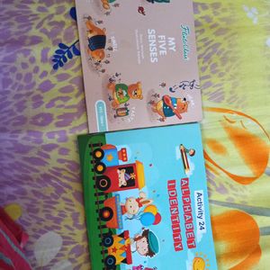 KIDS FIVE SENSES AND ALPHABET COLOUR BOOKS