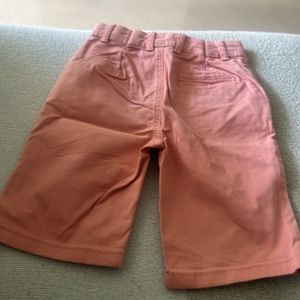 Boys Peach Short Age 6-8