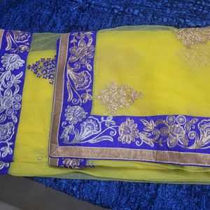 Neerus Branded Net Saree