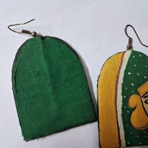 ANEA Handmade Durga Ma Themed Earrings