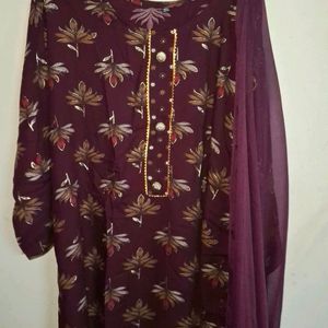 Kurti With Pant Duppata (Women's)