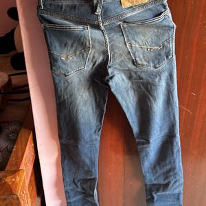 Denim Jeans Sizs 28 Condition Good