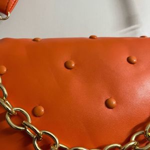 Zara Hot Orange Bag