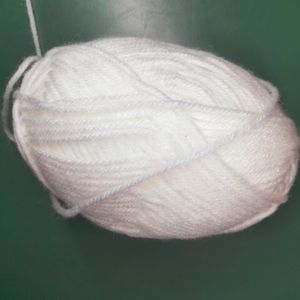 Crochet Wool White