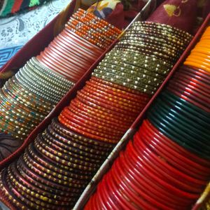 Glass Bangles With Box