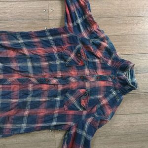 DNMX check Shirt