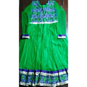 Anarkali Suit +Free Matching Earrings