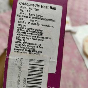 Flamingo Orthopaedic Heat Belt