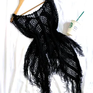 Pinterest Black Up & Down Shrug